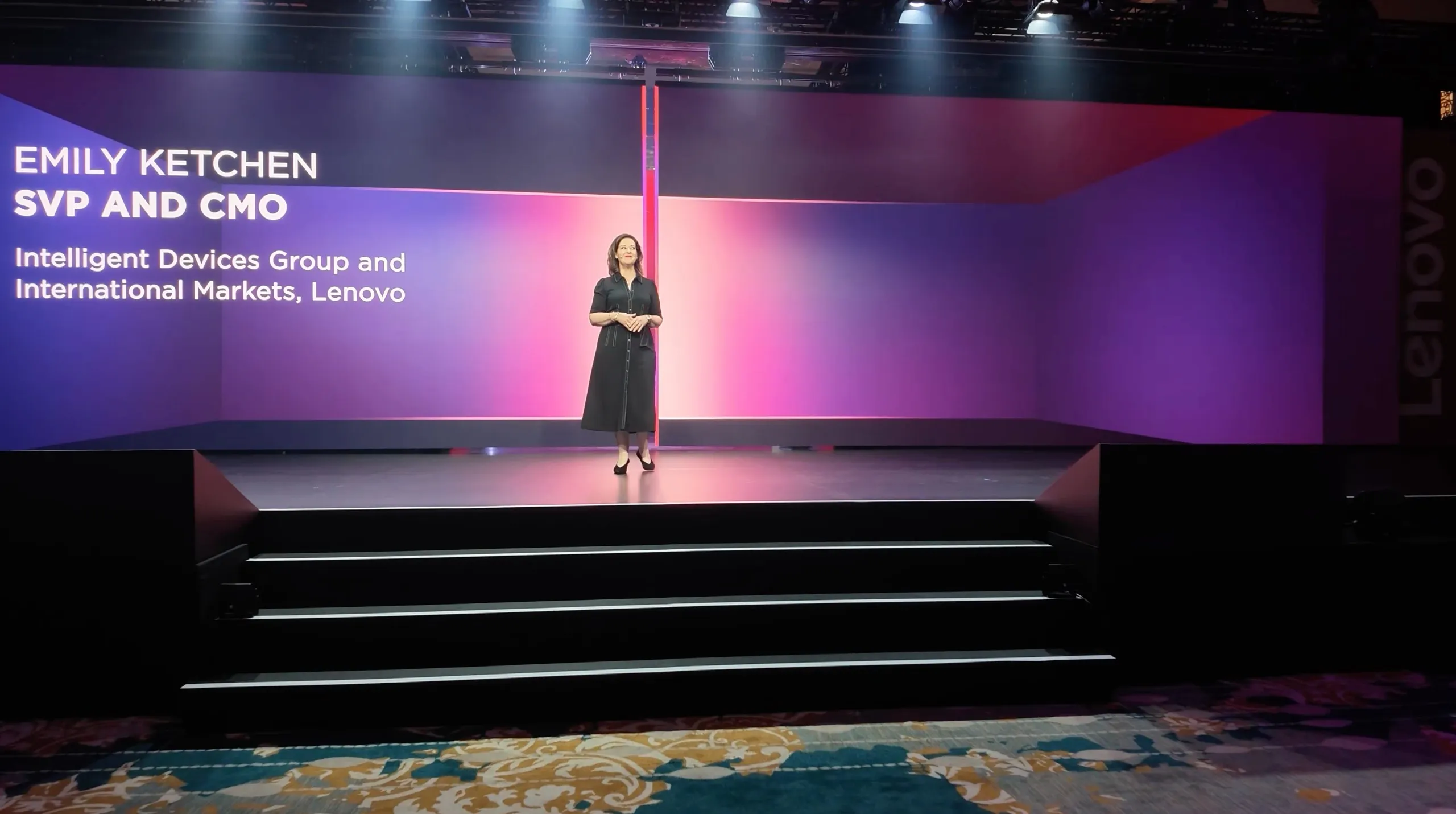 Lenovo Pressconference IFA 2026 – Visuals that lift every speaker
